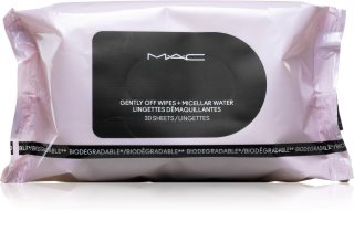 MAC Cosmetics Gently Off Wipes + Micellar Water серветки для зняття макіяжу