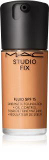 MAC Cosmetics Studio Fix Fluid SPF 15 24HR Matte Foundation + Oil Control matující make-up SPF 15