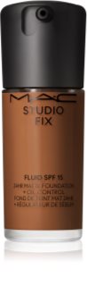 MAC Cosmetics Studio Fix Fluid SPF 15 24HR Matte Foundation + Oil Control Mattifying Foundation SPF 15 shade NC55 30 ml