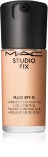 MAC Cosmetics Studio Fix Fluid SPF 15 24HR Matte Foundation + Oil Control matující make-up SPF 15