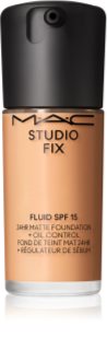 MAC Cosmetics Studio Fix Fluid SPF 15 24HR Matte Foundation + Oil Control matirajoči tekoči puder SPF 15 odtenek C4.5 30 ml