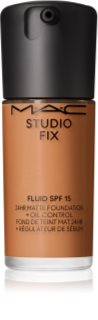 MAC Cosmetics Studio Fix Fluid SPF 15 24HR Matte Foundation + Oil Control Mattifying Foundation SPF 15 shade NC46 30 ml