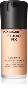 MAC Cosmetics Studio Fix Fluid SPF 15 24HR Matte Foundation + Oil Control podkład matujący SPF 15 odcień N4 30 ml