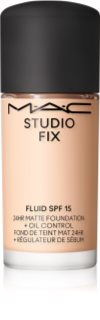 MAC Cosmetics Mini Studio Fix Fluid SPF 15 24HR Matte Foundation + Oil Control matující make-up SPF 15
