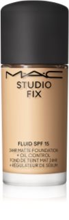 MAC Cosmetics Mini Studio Fix Fluid SPF 15 24HR Matte Foundation + Oil Control Matterende foundation SPF 15