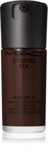 MAC Cosmetics Studio Fix Fluid SPF 15 24HR Matte Foundation + Oil Control матиращ фон дьо тен SPF 15 цвят NW65 30 мл.