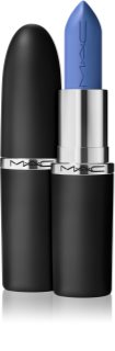MAC Cosmetics MACximal Sleek Satin Lipstick κρεμώδες ενυδατικό κραγιόν απόχρωση Tilted Denim 3,5 γρ
