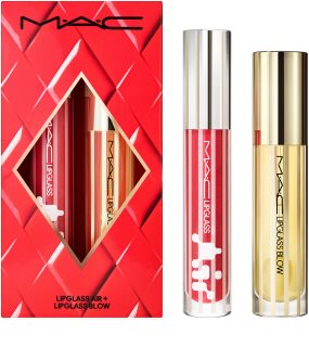 MAC Cosmetics Set Blowing Air Kisses Glossy Lip Duo Gift Set for lips