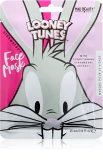 Mad Beauty Looney Tunes Bugs Bunny moisturising face sheet mask with revitalising effect 25 ml