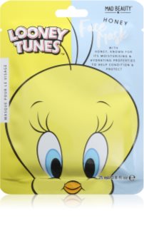 Mad Beauty Looney Tunes Tweety moisturising face sheet mask with soothing effect 25 ml