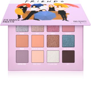 Mad Beauty Friends paletka očních stínů 12x2.5 g