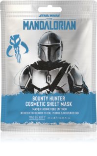 Mad Beauty Star Wars Mandalorian Silver Face Mask plátýnková maska 25 ml