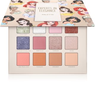 Mad Beauty Disney Princess Experts In Elegance Lauvärvipalett 12x2.5 g