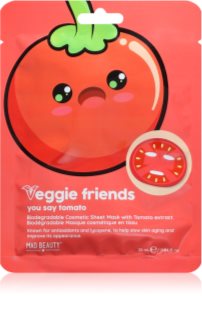 Mad Beauty Veggie Friends Tomato sheet mask with antioxidant effect 25 ml