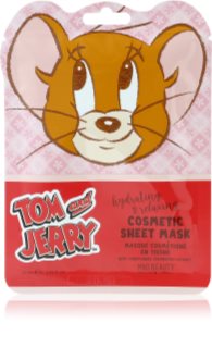 Mad Beauty Tom & Jerry Sheet Mask - Jerry Fuktgivande arkmask för ansiktet med hyaluronsyra 1 st.