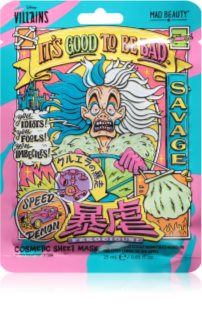 Mad Beauty Disney Villains Cruella nourishing sheet mask 25 ml