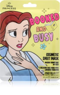 Mad Beauty Disney Princess Belle moisturising face sheet mask 25 ml