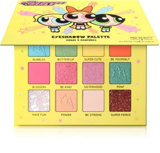 Mad Beauty The Powerpuff Girls Acu ēnu palete 12x2.5 g