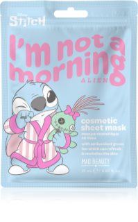 Mad Beauty Disney Stitch Máscara em folha com efeito hidratante efeito calmante 25 ml