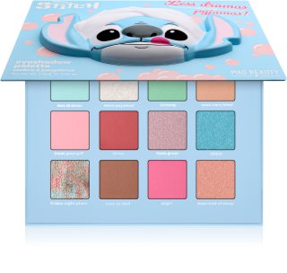 Mad Beauty Disney Stitch Pamper akių šešėlių paletė 12x2.5 g