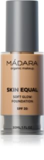MÁDARA Skin Equal Kirgastav jumestuskreem loomulikuks ilmeks SPF 20 varjund #40 Sand 30 ml