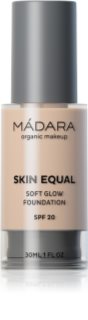 MÁDARA Skin Equal podkład rozświetlający nadający naturalny wygląd SPF 20
