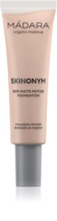 MÁDARA Skinonym Semi-Matte Peptide base duradoura com peptídeos