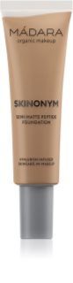 MÁDARA Skinonym Semi-Matte Peptide fond de teint longue tenue avec des peptides