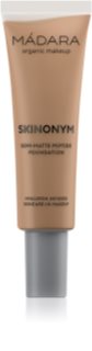 MÁDARA Skinonym Semi-Matte Peptide tartós alapozó peptidekkel árnyalat #65 Warm Tan 30 ml