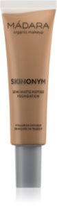 MÁDARA Skinonym Semi-Matte Peptide tartós alapozó peptidekkel árnyalat #70 Caramel 30 ml
