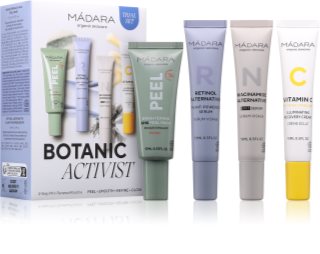 MÁDARA Botanic Activist 4-Step Mini Renewal Routine Set Geschenkset für die Regeneration und Erneuerung der Haut