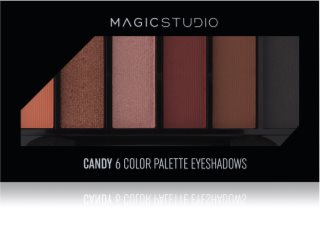 Magic studio 6 Color Palette Eyeshadows палитра сенки за очи цвят 6.3 гр.