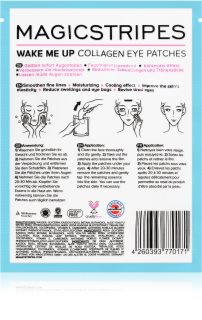 MAGICSTRIPES Wake Me Up Collagen Eye Patches masque au collagène contour des yeux anti-signes de fatigue