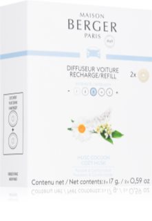 Maison Berger Paris Cozy Musk vůně do auta – náhradní náplň 2x17 g