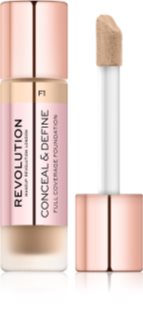 Makeup Revolution Conceal & Define krycí make-up odtieň F1 23 ml