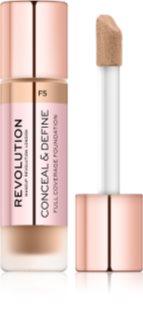 Makeup Revolution Conceal & Define krycí make-up odtieň F5 23 ml