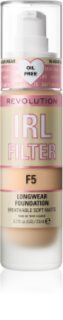 Makeup Revolution IRL Filter tartós matt alapozó árnyalat F5 23 ml