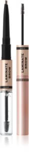 Makeup Revolution Laminate Brow lápiz y gel para cejas tono Medium Brown 2.1 g