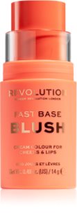 Makeup Revolution Fast Base stick bicolore lèvres et joues