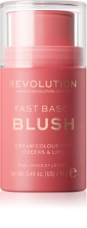 Makeup Revolution Fast Base tónovací balzám na rty a tváře odstín Baby 14 g