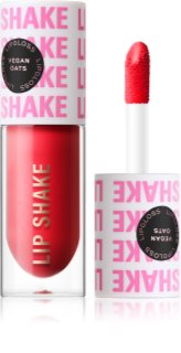Makeup Revolution Lip Shake Χρωματισμένο γκλος χειλιών απόχρωση Strawberry Red 4,6 γρ