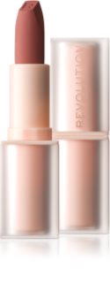 Makeup Revolution Lip Allure Soft Satin Lipstick Rouge à lèvres crémeux au fini satiné teinte Brunch Pink Nude 3,2 g