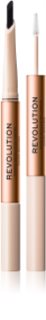 Makeup Revolution Fluffy Brow Filter Duo dvostrana olovka za obrve za učvršćivanje i oblik