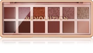Makeup Revolution The Icon Palette szemhéjfesték paletta árnyalat The True Icon Bronze Palette 12x0.7 g