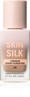 Makeup Revolution Skin Silk Serum Foundation ľahký make-up s rozjasňujúcim účinkom odtieň F5 23 ml