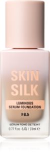 Makeup Revolution Skin Silk Serum Foundation ľahký make-up s rozjasňujúcim účinkom odtieň F8.5 23 ml