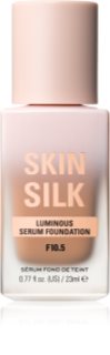 Makeup Revolution Skin Silk Serum Foundation ľahký make-up s rozjasňujúcim účinkom odtieň F10.5 23 ml