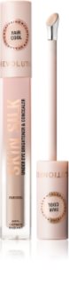 Makeup Revolution Skin Silk Under Eye Brightener & Concealer švytėjimo suteikiantis maskuoklis