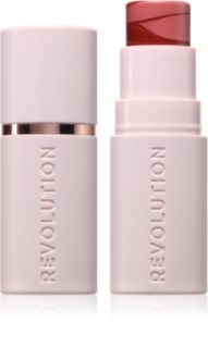 Revolution Skin Silk Blush Stick κρεμώδες ρουζ σε στικ απόχρωση Sundown Spice 4.5 γρ