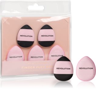Makeup Revolution Finger Puff Set Sūklītis 5 gab.